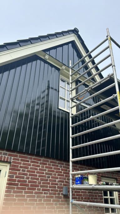 Buitenschilderwerk houten gevelbekleding Duiven - Gevelrenovatie foto 3