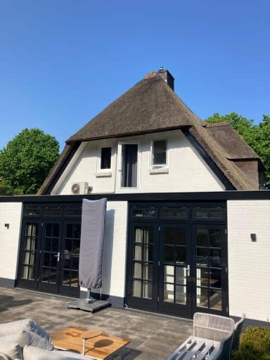Houtrotherstel en buitenschilderwerk Oosterbeek - Kozijnen en erker foto 2